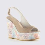 ΚΑΣΤΟΡΙΝΗ ΠΛΑΤΦΟΡΜΑ ΜΕ ΔΕΡΜΑ ΚΑΙ FLORAL - Image 2