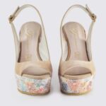 ΚΑΣΤΟΡΙΝΗ ΠΛΑΤΦΟΡΜΑ ΜΕ ΔΕΡΜΑ ΚΑΙ FLORAL - Image 3