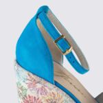 ΚΑΣΤΟΡΙΝΗ ΠΛΑΤΦΟΡΜΑ ΜΕ ΔΕΡΜΑ ΚΑΙ FLORAL - Image 4