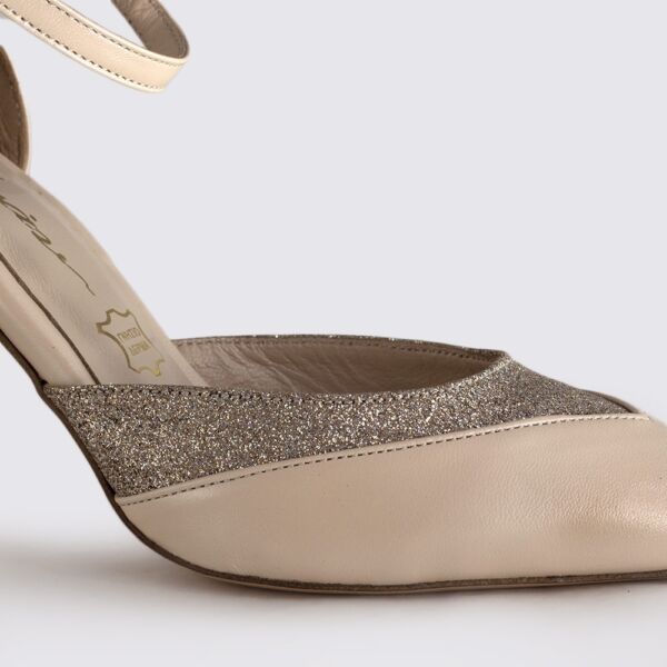 ΔΕΡΜΑΤΙΝΗ ΓΟΒΑ ΠΕΡΛΑ ΜΕ ΓΚΛΙΝΤΕΡ ΑΣΗΜΙ - Image 4