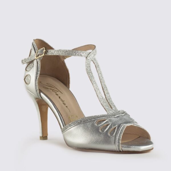 ΑΣΗΜΙ ΔΕΡΜΑΤΙΝΟ ΠΕΔΙΛΟ ΜΕ ΓΚΛΙΝΤΕΡ - Image 2