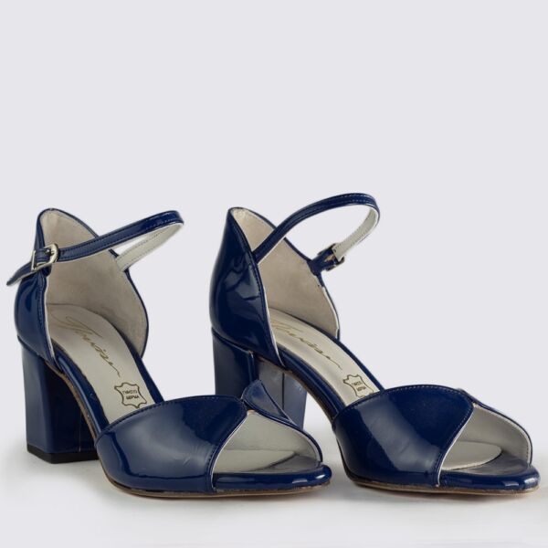 ΜΠΛΕ ΔΕΡΜΑΤΙΝΟ ΠΕΔΙΛΟ - Image 3