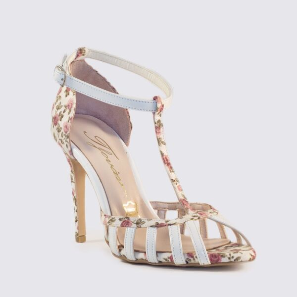 FLORAL ΠΕΔΙΛΟ ΜΕ ΛΕΥΚΟ ΛΟΥΣΤΡΟ - Image 2