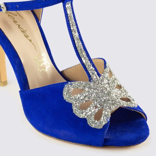 ΜΠΛΕ ΚΑΣΤΟΡΙΝΟ ΠΕΔΙΛΟ ΜΕ ΑΣΗΜΙ ΓΚΛΙΝΤΕΡ - Image 4