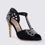 ΜΑΥΡΟ ΚΑΣΤΟΡΙΝΟ ΠΕΔΙΛΟ ΜΕ ΑΣΗΜΙ ΓΚΛΙΝΤΕΡ - Image 2