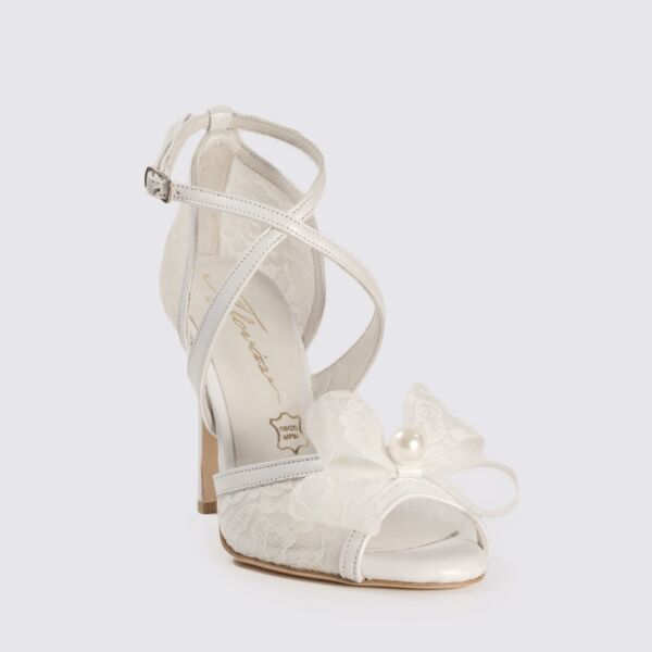 ΛΕΥΚΟ ΠΕΔΙΛΟ ΜΕ ΔΑΝΤΕΛΑ - Image 2