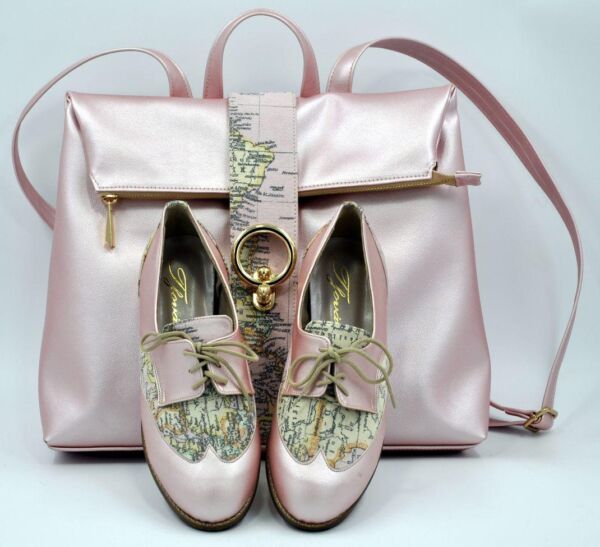 OXFORD ΔΕΡΜΑΤΙΝΟ ΜΕΤΑΛΛΙΖΕ-PRINT - Image 2